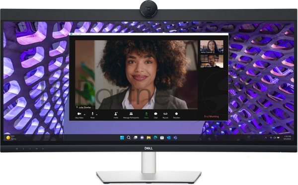 Монитор 34" Dell P3424WEB IPS 3440x1440, 60 Гц, 5 мс, 21:9, 300 кд/м2, 1xHDMI, 1хDP, 2хUSB-C, RJ-45, 1x3.5 мм, черный/серебристый