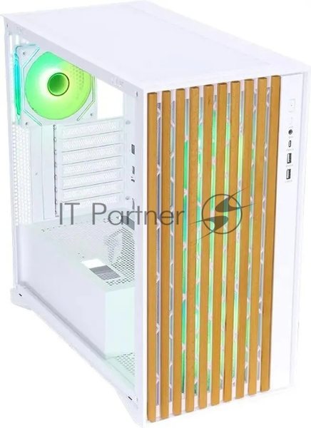 Компьютерный корпус Aerocool/Formula TimberLine T0 белый без БП mATX 6x120мм 6x140мм 2xUSB3.0 audio