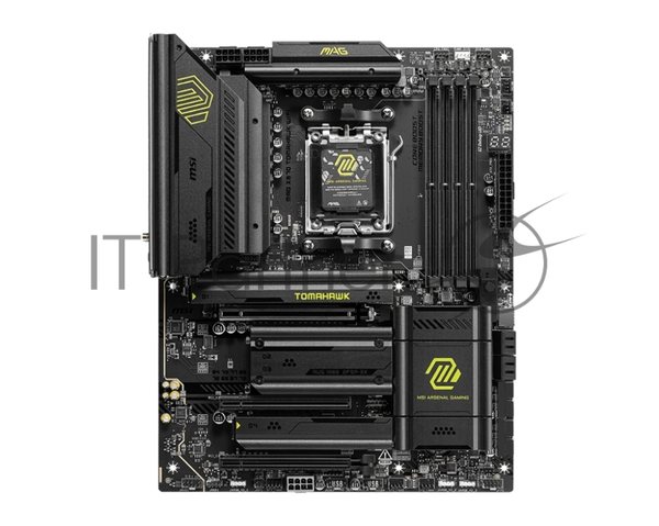 Материнская плата MSI MAG X870 TOMAHAWK WIFI, AM5, AMD X870, 4xDDR5, 4xSATA, 4xM.2, 1xPCI-E 3.0 x1, 1xPCI-E 4.0 x4, 1xPCI-E 5.0 x16, 1xHDMI, 2xUSB Type-C, 1x2.5Gb LAN, 2xUSB-A 3.2 Gen 1, 2xUSB-A 3.2 Gen 2, 2x3.5 мм, 7.1, Standard-ATX