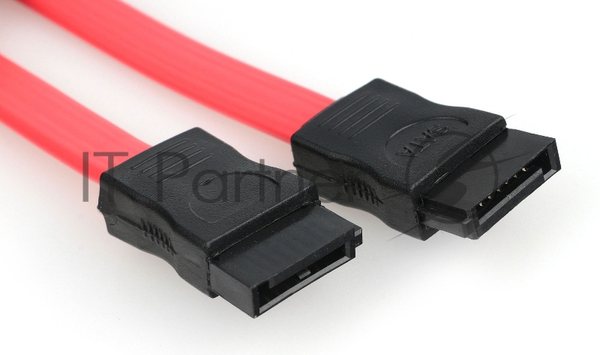 Кабель интерфейсный SATA Cablexpert CC-SATADATA-N, Sata3 7pin/7pin, медн.проводник, 50 см, пакет