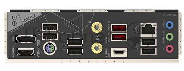 Материнская плата GIGABYTE B650 EAGLE AX (V1.1), AM5, AMD B650, 4xDDR5, 4xSATA, 3xM.2, 1xPCI-E 4.0 x16, 3xPCI-E 3.0 x1, 1xHDMI, 1xDP, 1x 1Gb LAN, 2xUSB 3.2 Gen 2, 1xUSB 3.2 Gen 1, 6xUSB 2.0, 3x3.5 мм, 7.1, Standard-ATX