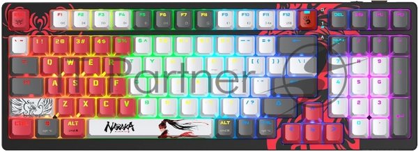 Клавиатура беспроводная механическая A4Tech Bloody WS98 Naraka USB черный/красный (WS98)