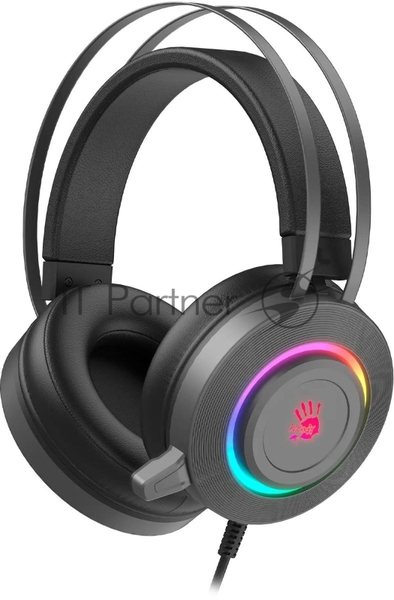 Гарнитура Bloody G521S серый, проводная, подсветка