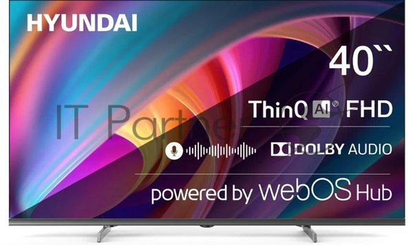 Телевизор Hyundai 40" H-LED40BS5100 черный/серый LED FHD 60Hz webOS 1.5GB/8GB