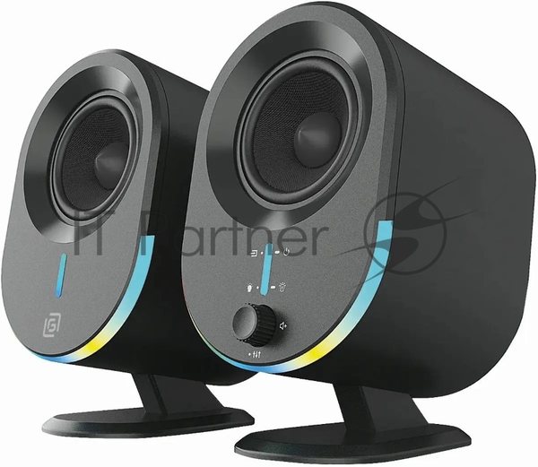 Акустическая система Оклик OK-303A 2.0 черный 20Вт BT
