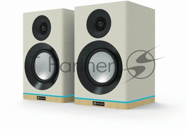 Акустическая система Оклик OK-605A 2.0 белый 60Вт BT