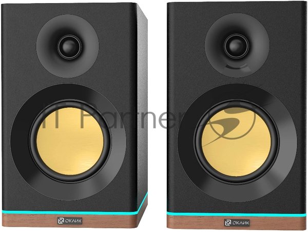 Акустическая система Оклик OK-605A 2.0 черный 60Вт BT