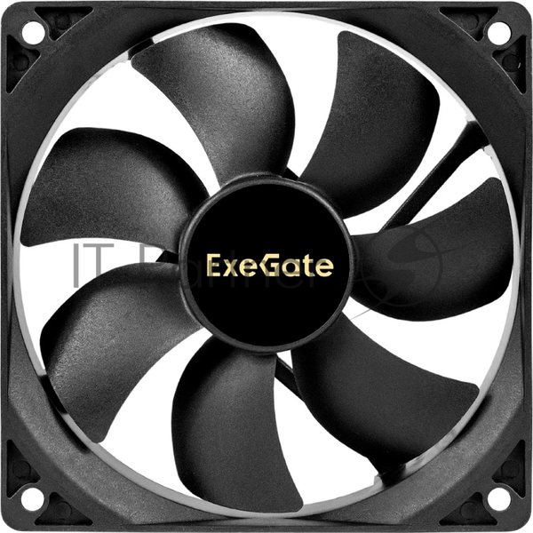 Вентилятор для корпуса ExeGate ExtraSilent ES12025S3P черный, 120 мм, 1300 об/мин, 22 дБ, 3 pin