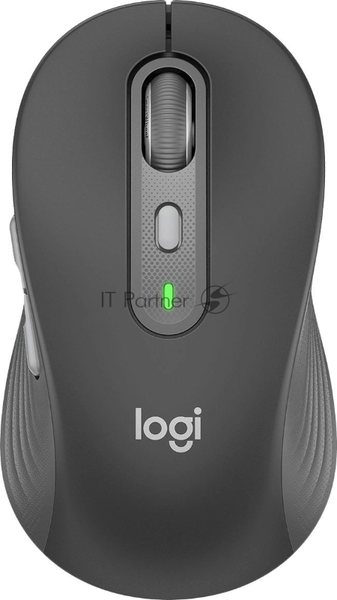 Мышь беспроводная Logitech M750 графитовый, 4000 dpi, радиоканал, Bluetooth, USB, кнопки - 5