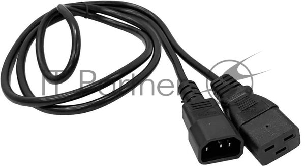 Шнур питания Lanmaster LAN-PP19/14-7.0-BK C19-С14 проводник.:3x0.75мм2 7м 220В 10А черный