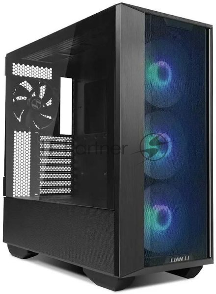 Компьютерный корпус Lian-Li Lancool III RGB черный без БП ATX 10x120мм 3x140мм 2xUSB 3.0 audio bott PSU
