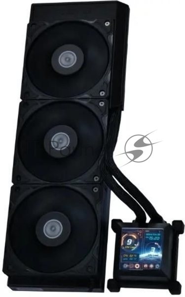 Система жидкостного охлаждения Lian-Li HydroShift LCD 360S Soc-AM5/AM4/1700 черный 4-pin 29.8dB Al+Cu LCD 330W Ret (G89.GHSLCD36SB.R0)