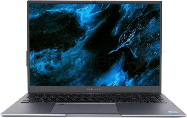 Ноутбук Digma Pro Pactos 16 DN16P3-8CXW01 темно-серый Core i3 1215U 8Gb SSD 256Gb Intel UHD Graphics 16" IPS WUXGA (1920x1200) Windows 11 Professional WiFi BT Cam 5500mAh