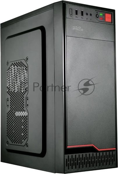 Компьютерный корпус KingPrice KPCC-MD201 черный без БП ATX 1x80мм 4x120мм 2xUSB 2.0 audio