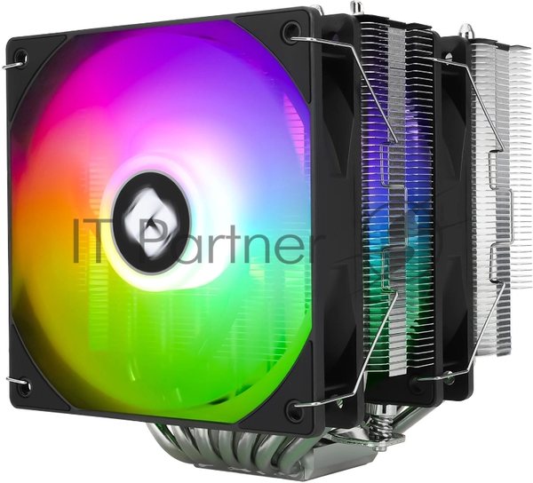 Кулер Thermalright Phantom Spirit 120 SE ARGb Soc-AM5/AM4/1151/1200/1700 черный 4-pin 25.6dB Al+Cu 765gr Ret (PS120-SE-ARGb)
