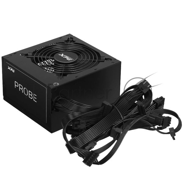 Блок питания ADATA XPG PROBE600B-BKCEU, 600Вт, 80 PLUS Bronze, 120мм, черный