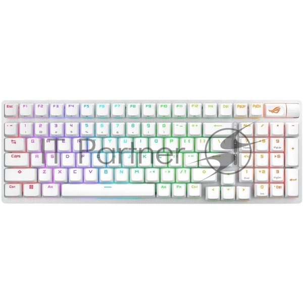 Клавиатура проводная ASUS X901 SCOPE II 96 WL/WHT/NXSW/RU/PBT