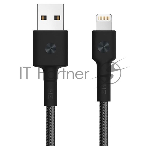 Кабель USB ZMI USB cable (MFi certified 200cm PP braided Lightning cable) черный