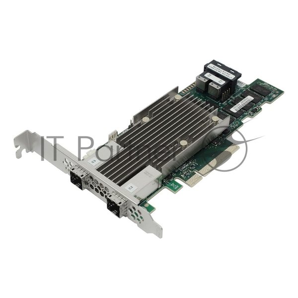 RAID-контроллер Broadcom MegaRAID 9480-8I8e SGL   (05-50031-00 / 03-50031-15010) PCIe 3.1 x8 LP, SAS/SATA/NVMe, RAID 0,1,5,6,10,50,60, 16port(2 * int SFF8643 + 2 * ext SFF8644), 4GB Cache, 3516ROC RTL {5}, (003624)
