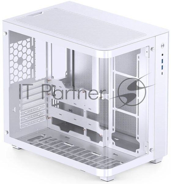 Компьютерный корпус без блока питания Корпус JONSBO TK-3 White ATX без БП, mini-ITX, micro-ATX, белый