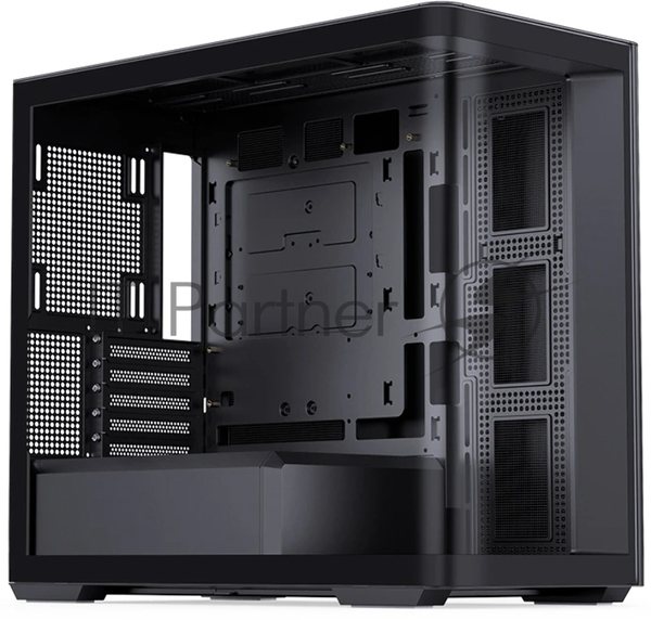 Корпус без блока питания Корпус JONSBO D300 Black MATX без БП, боковая панель из закаленного стекла, mini-ITX, micro-ATX, черный