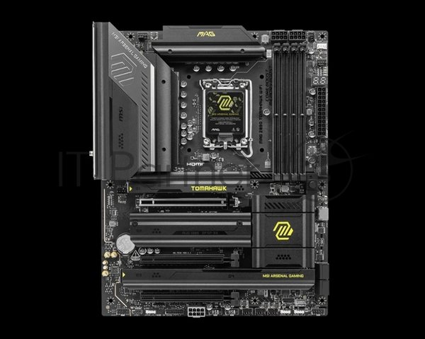 Материнская плата MSI MAG Z890 TOMAHAWK WIFI, LGA 1851, Intel Z890, 4xDDR5, 4xSATA, 4xM.2, 1xPCIe 5.0 x16, 2xPCIe 4.0 x4, 1xHDMI, 2xUSB-C Thunderbolt 4, 1xUSB-C 3.2 Gen 2, 3xUSB-A 3.2 Gen 2, 4xUSB-A 3.2 Gen 1, 1x 5Gb LAN, 2x3.5 мм, 7.1, ATX