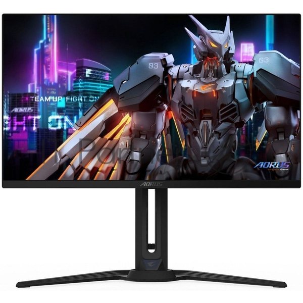 Монитор 27" Gigabyte AORUS FO27Q3-EK QD-OLED 2560x1440, 360 Гц, 0.03 мс, 16:9, 1000 кд/м², DisplayHDR True Black 400, DP 1.4, HDMI 2.1, USB-C, USB Hub (3x USB 3.2), 3.5 Jack, FreeSync Premium Pro, KVM, динамики (2x5 Вт), черный