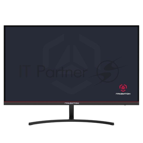 Монитор 27" Гравитон МН27А IPS 1920x1080, 75 Гц, 5 мс, 16:9, 300 кд/м², HDMI 2.0, DP 1.2, VGA, 3.5 мм, динамики (2x3 Вт), FreeSync, Adaptive-Sync, черный