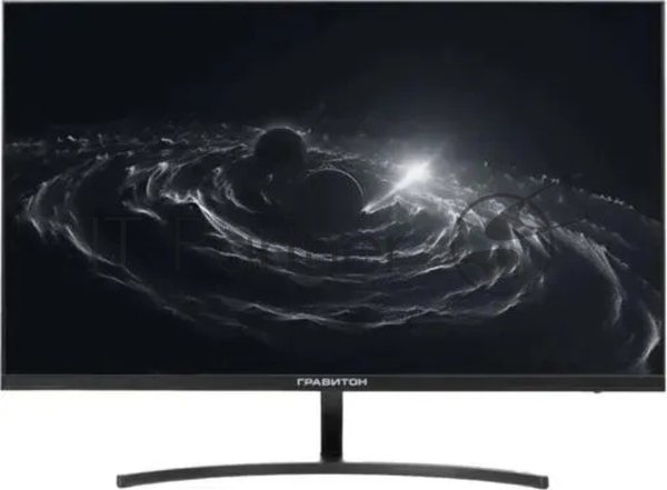 Монитор 23.8" Гравитон МН24А IPS 1920x1080, 75 Гц, 5 мс, 16:9, 300 кд/м², 1xHDMI, 1xDP, 1xVGA, 1x3.5 мм, черный