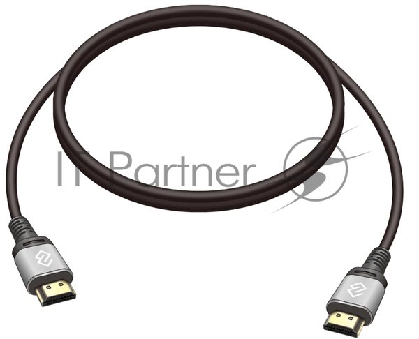 Кабель аудио-видео Digma HDMI (m)/HDMI (m) 1.5м. позолоч.конт. черный (D-HDMI-V2.0-1.5M)