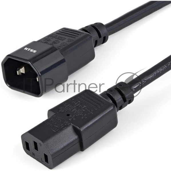 Шнур питания NTSS NTSS-PC13144 C13-С14 проводник.:3x1мм2 1.8м 220/250В 10А черный