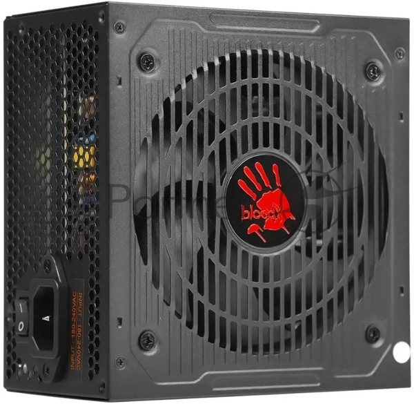 Блок питания Bloody BD-PS500W, 500Вт, 80 PLUS белый, 120мм,черный