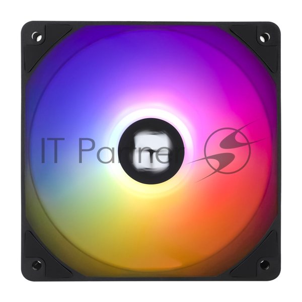 Кулер для корпуса Thermaltight TL-C12C-S (120x120x25мм, 4-pin PWM, ARGB, 66.17CFM, 25.6dBA, 1550RPM, черный)
