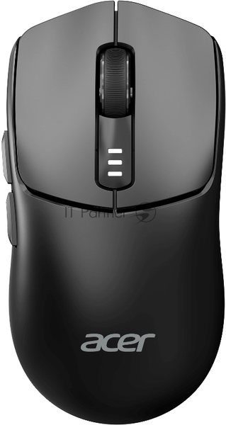 Мышь беспроводная Acer OMR312 черный, 3200 dpi, радиоканал, Bluetooth, USB, кнопки - 5