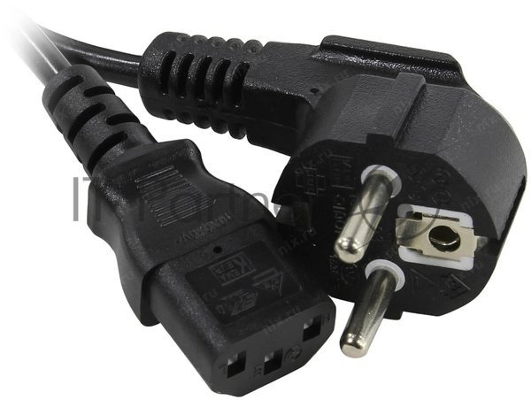 Шнур питания C3 Solutions C3.PHC006 C13-С14 проводник.:3x0.75мм2 1.8м 10А черный