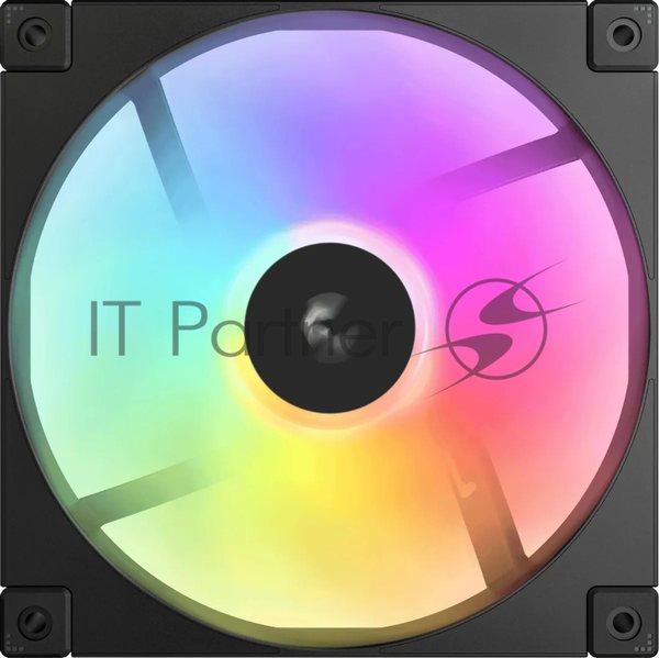 Вентилятор для корпуса DEEPCOOL FD14 ARGb черный, 140 мм, 1650 об/мин, 25.2 дБ, 4 pin