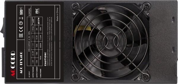Блок питания Accord ACC-TFX400, 400Вт, 80мм, черный