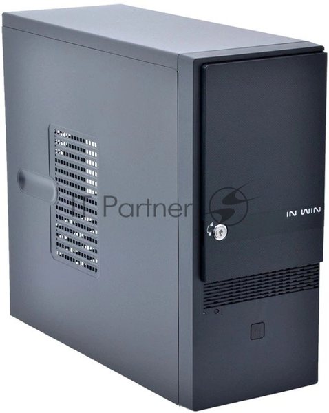 Компьютерный корпус InWin EC046U3 Black EC046U3 __ U3*2+A(H)/KEY LOCK NO POWER CORD черный 6194940