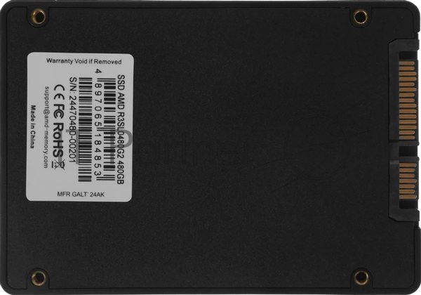 Накопитель SSD AMD Radeon 120Gb, 2.5", SATA III, R/W 520/450