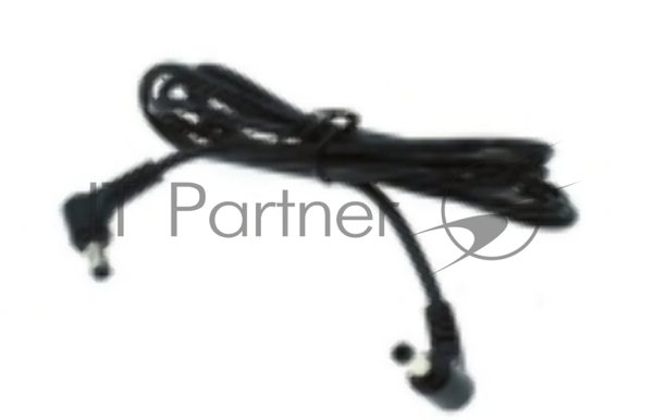 Кабель DC 5.5x2.5 18 AWG папа-папа 1 м с угловым штекером