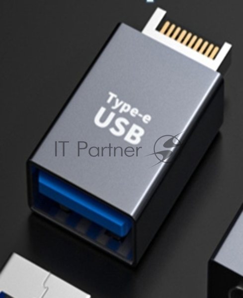 Переходник USB Type E папа на USB 3 мама