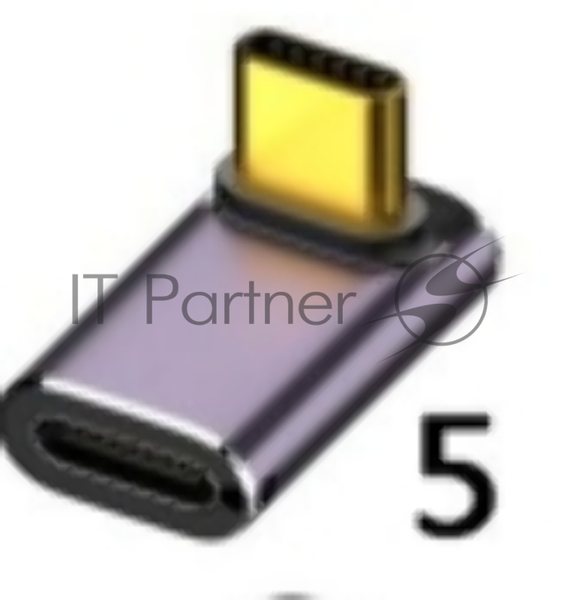 Переходник USB 4 Type-C угловой тип 4