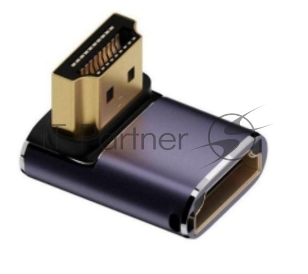Переходник HDMI угловой папа-мама вниз