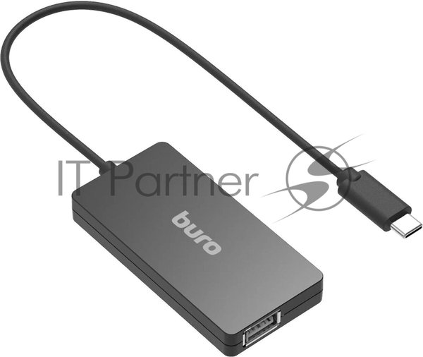 USB-концентратор Buro BPH-C-1730, USB-C, USB 2.0 4 порта, USB-C