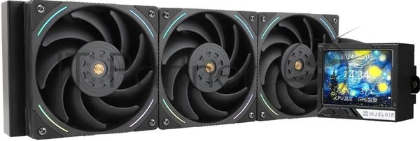 Система жидкостного охлаждения Thermalright Mjolnir Vision 360 ARGB Soc-AM5/AM4/1151/1200/2066/2011/1700 черный 4-pin 27dB Al LCD Ret (M-VISION-360-BL-ARGB)