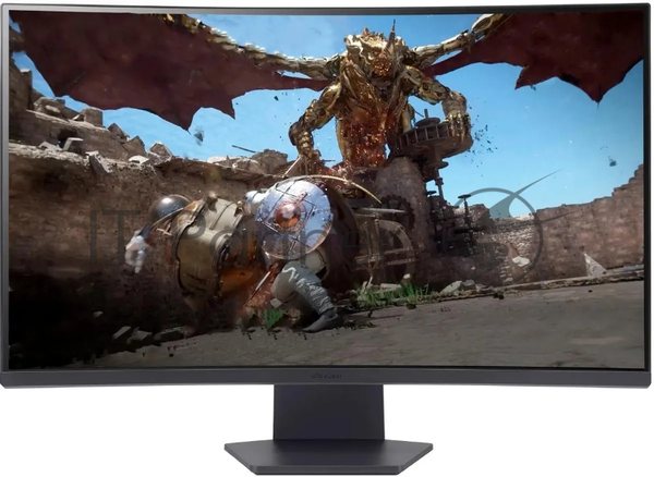 Монитор 31.5" LG UltraGear 32GS60QC-B VA 2560x1440, 180 Гц, 1 мс, 16:9, 300 кд/м², 2xHDMI, 1xDP, черный