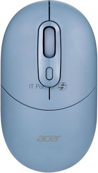 Мышь беспроводная Acer OMR301 синий, 1600 dpi, радиоканал, Bluetooth, USB, кнопки - 4