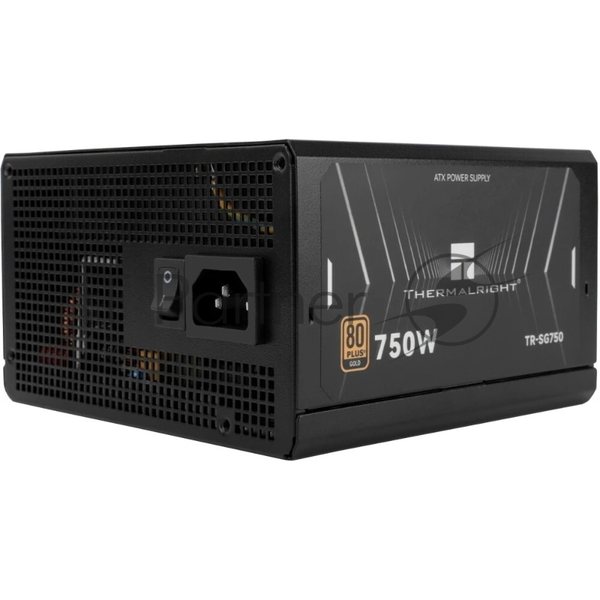 Блок питания Thermalright TR-SG750 750W 80+ Gold (ATX, 3.1, PCIe 5.1, Full modular, 1x24(20+4)pin 600мм, 2xCPU 8(4+4)pin 650мм, 2xPCIe*2 8(6+2)pin 650+150мм, 1x12VHPWR PCIe 5.1 12+4pin 600мм, 2xSATA*4 450+150+150+150мм, 1xMOLEX4pin*3 500+150+150мм, Active, 120x120мм, 150x140x86mm, APFC, )