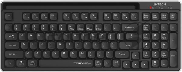 Клавиатура беспроводная A4Tech Fstyler FBX70C, USB, Bluetooth/Радиоканал, черный