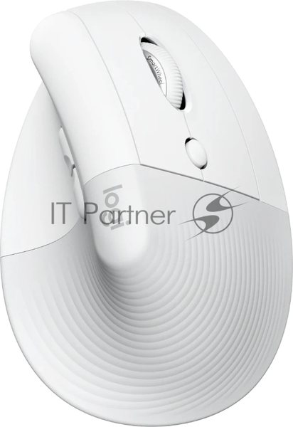 Мышь беспроводная Logitech Lift Vertical Ergonomic белый/PALE GREY (4000dpi 6but) (910-006480)